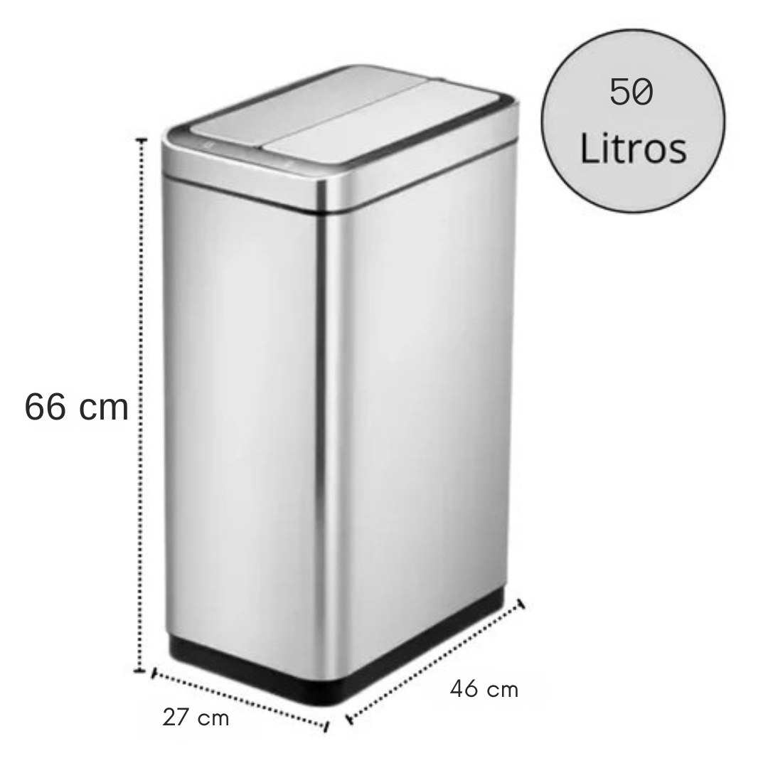 Lixeira Automática de 30 Litros – Tecnologia e Sofisticação para Seu Ambiente