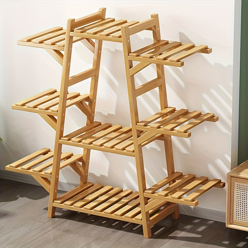 Suporte de flores para varanda, armazenamento interno, suculentas, trepadeiras, suporte para plantas, suporte para plantadores, suporte moderno para sala de estar, suporte de piso de vários níveis