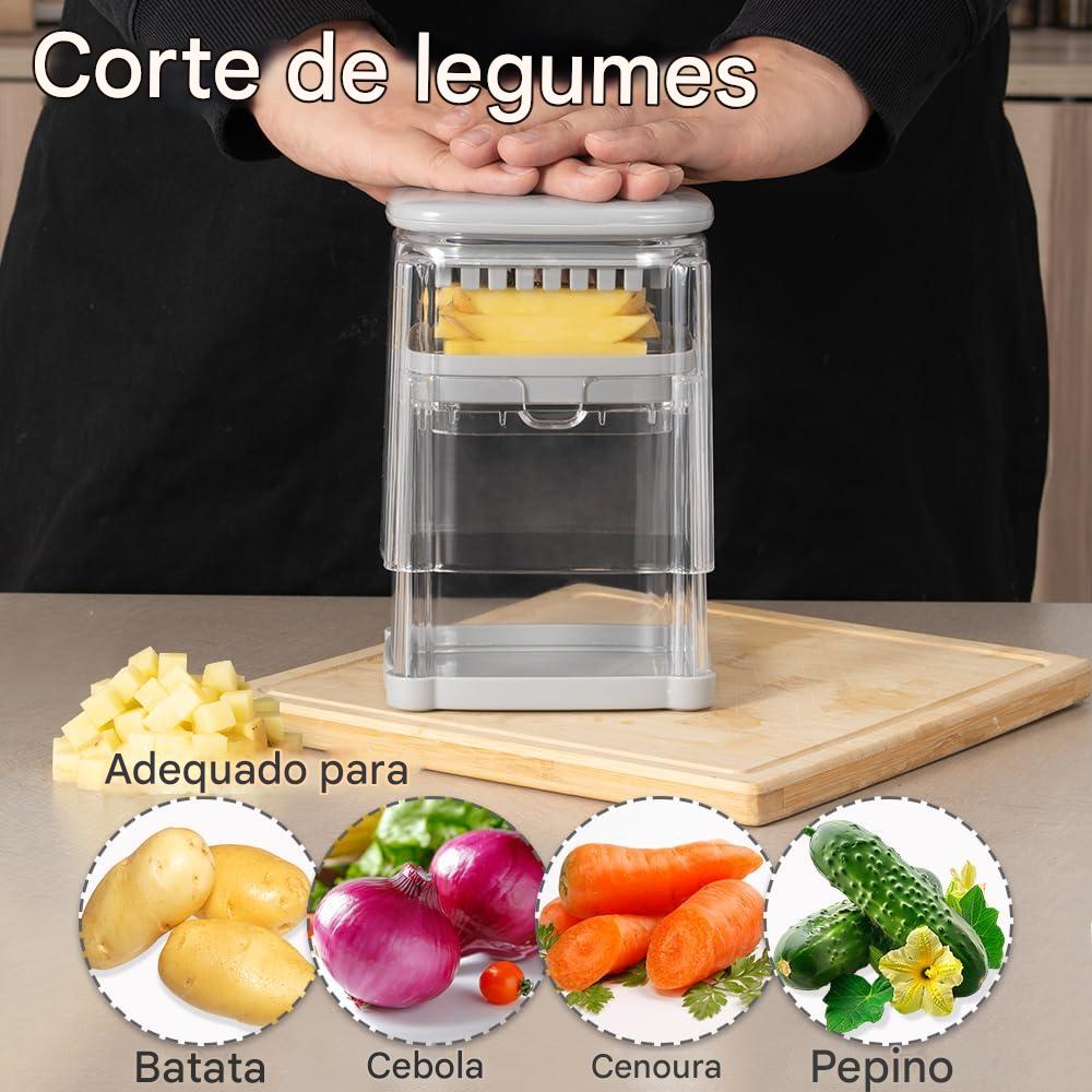 Cortador de batata frita 3 em 1