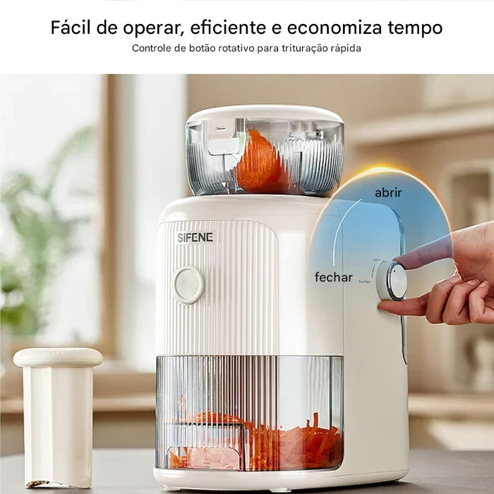 Ralador de Queijo Elétrico SIFENE e Fazedor de Salada