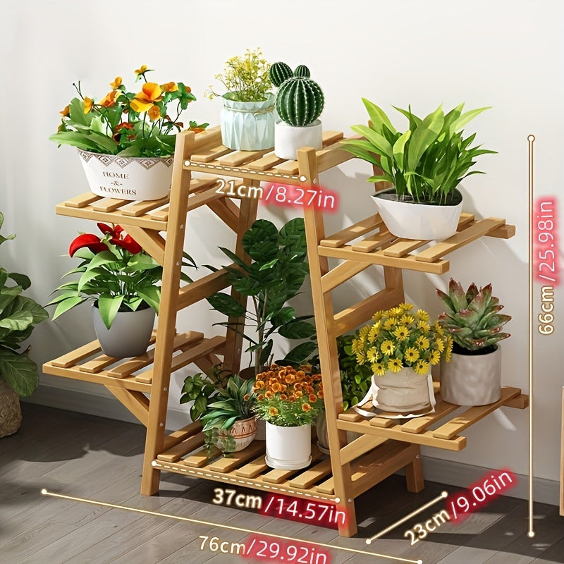 Suporte de flores para varanda, armazenamento interno, suculentas, trepadeiras, suporte para plantas, suporte para plantadores, suporte moderno para sala de estar, suporte de piso de vários níveis