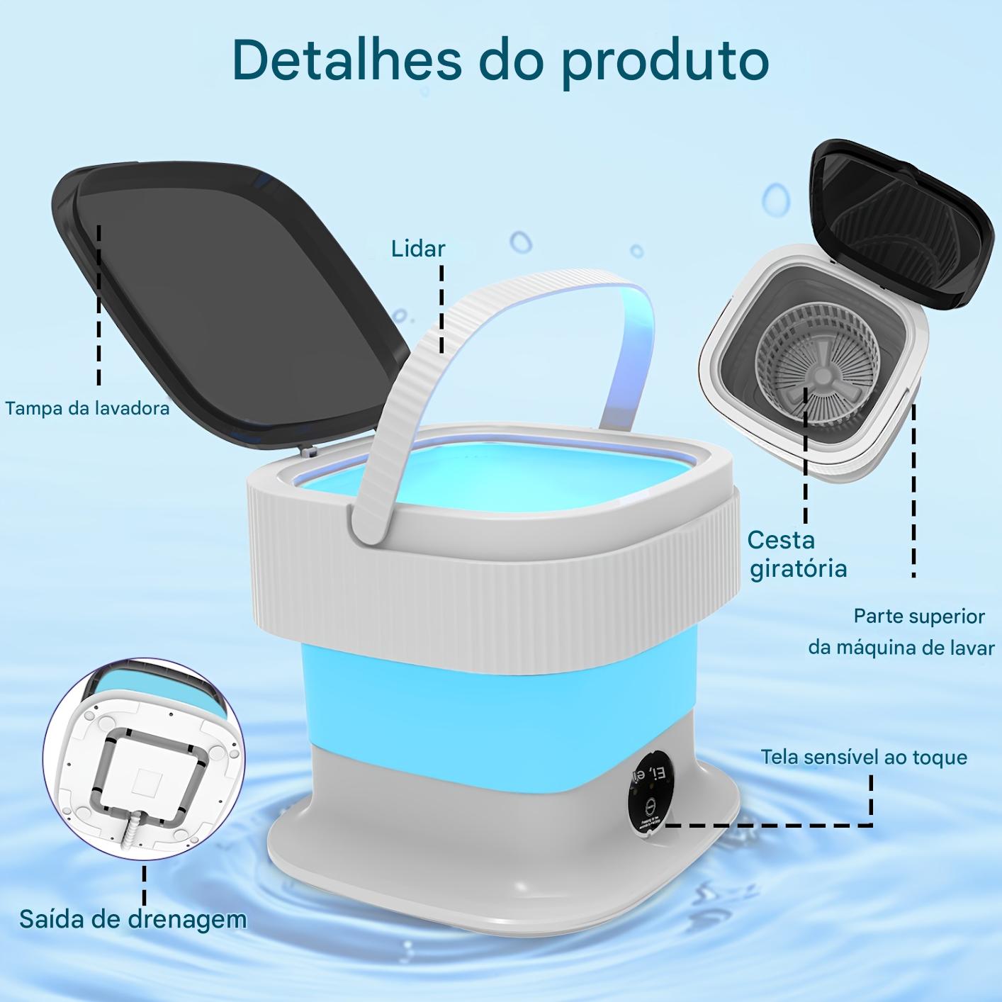 Máquina de Lavar Portátil