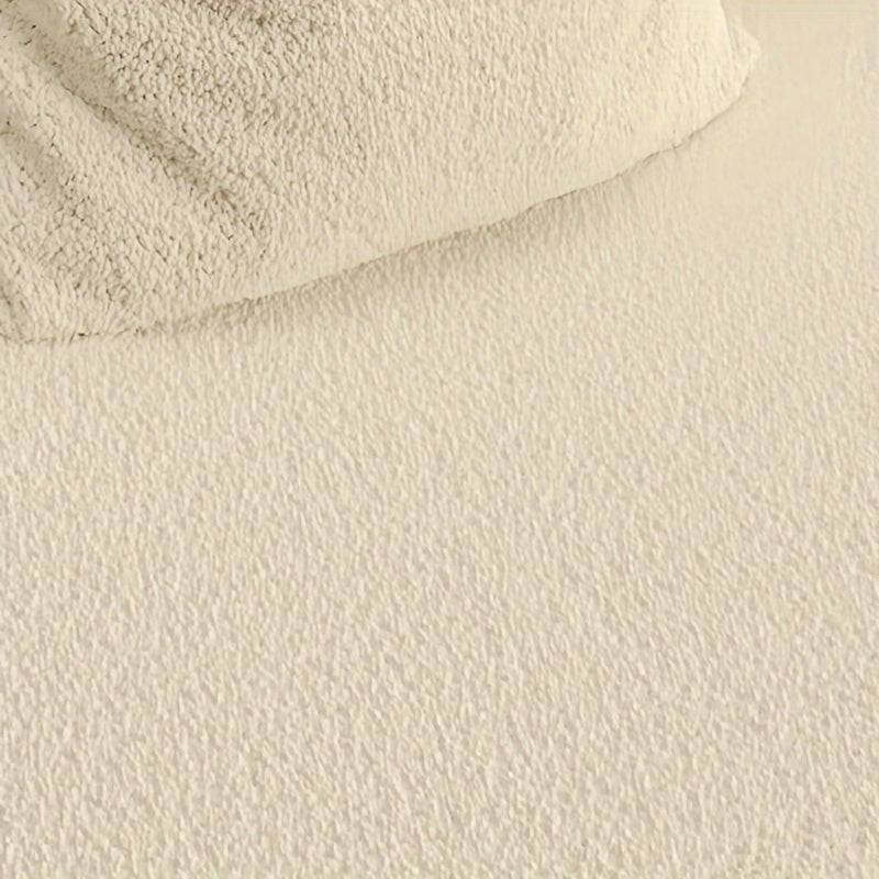 Sofá preguiçoso, poltrona de lazer com almofada, fácil de mover poltrona moderna de leitura de veludo teddy, sofá redondo de alta elasticidade, adequado para quarto, sala de lazer, hotel, sala de estar