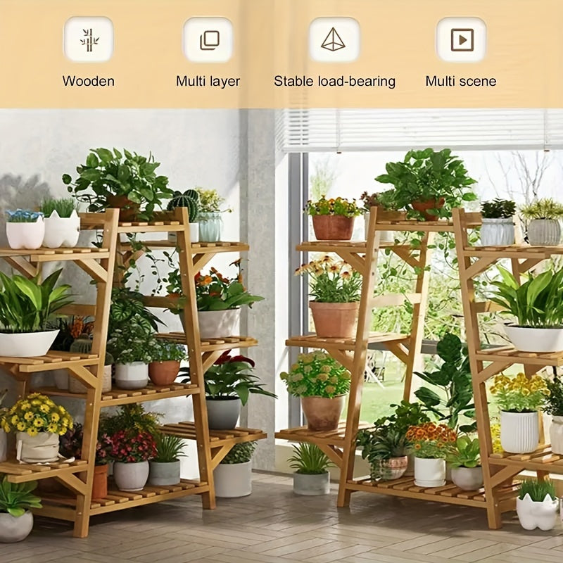 Suporte de flores para varanda, armazenamento interno, suculentas, trepadeiras, suporte para plantas, suporte para plantadores, suporte moderno para sala de estar, suporte de piso de vários níveis