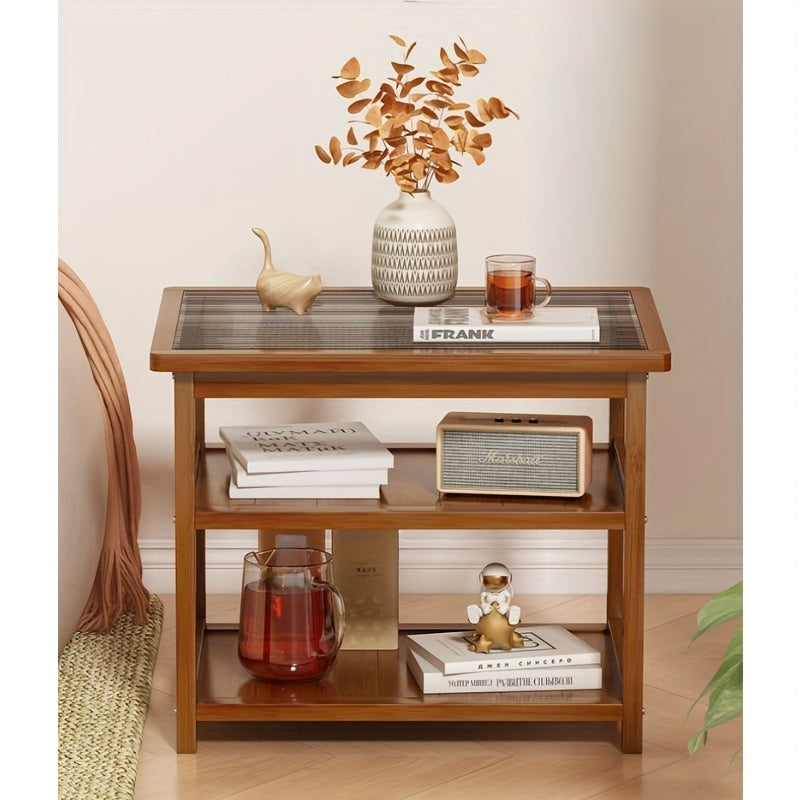 Mesa Lateral Moderna em Madeira – Organização e Estilo