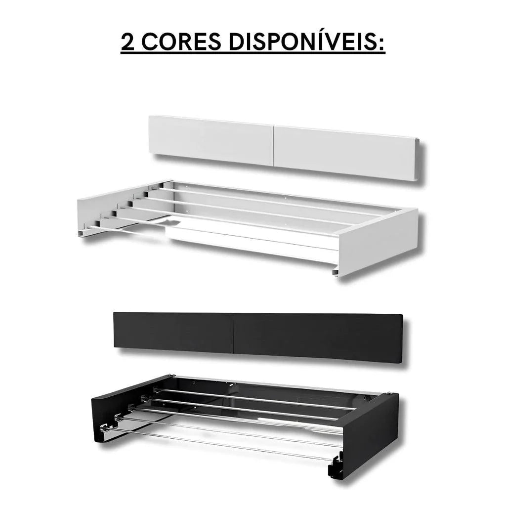 Varal Invisível Ratrátil + Brinde