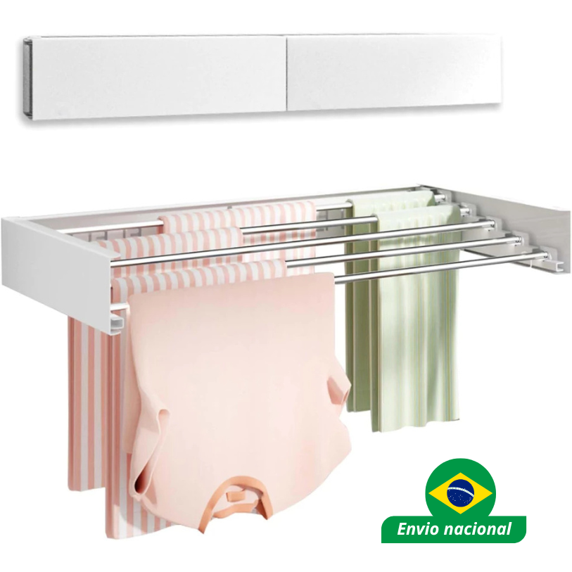 Varal Invisível Ratrátil + Brinde