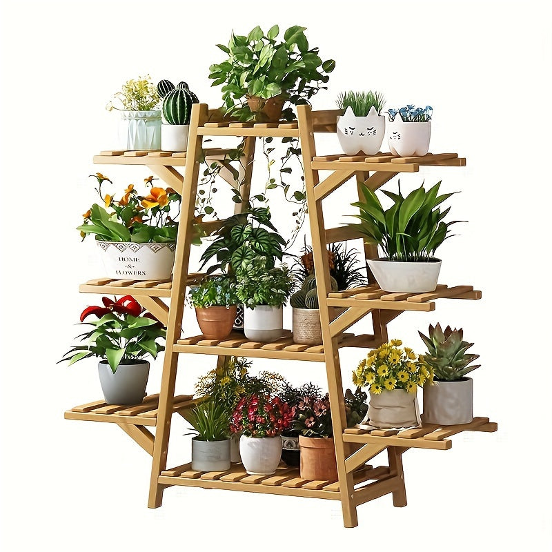 Suporte de flores para varanda, armazenamento interno, suculentas, trepadeiras, suporte para plantas, suporte para plantadores, suporte moderno para sala de estar, suporte de piso de vários níveis
