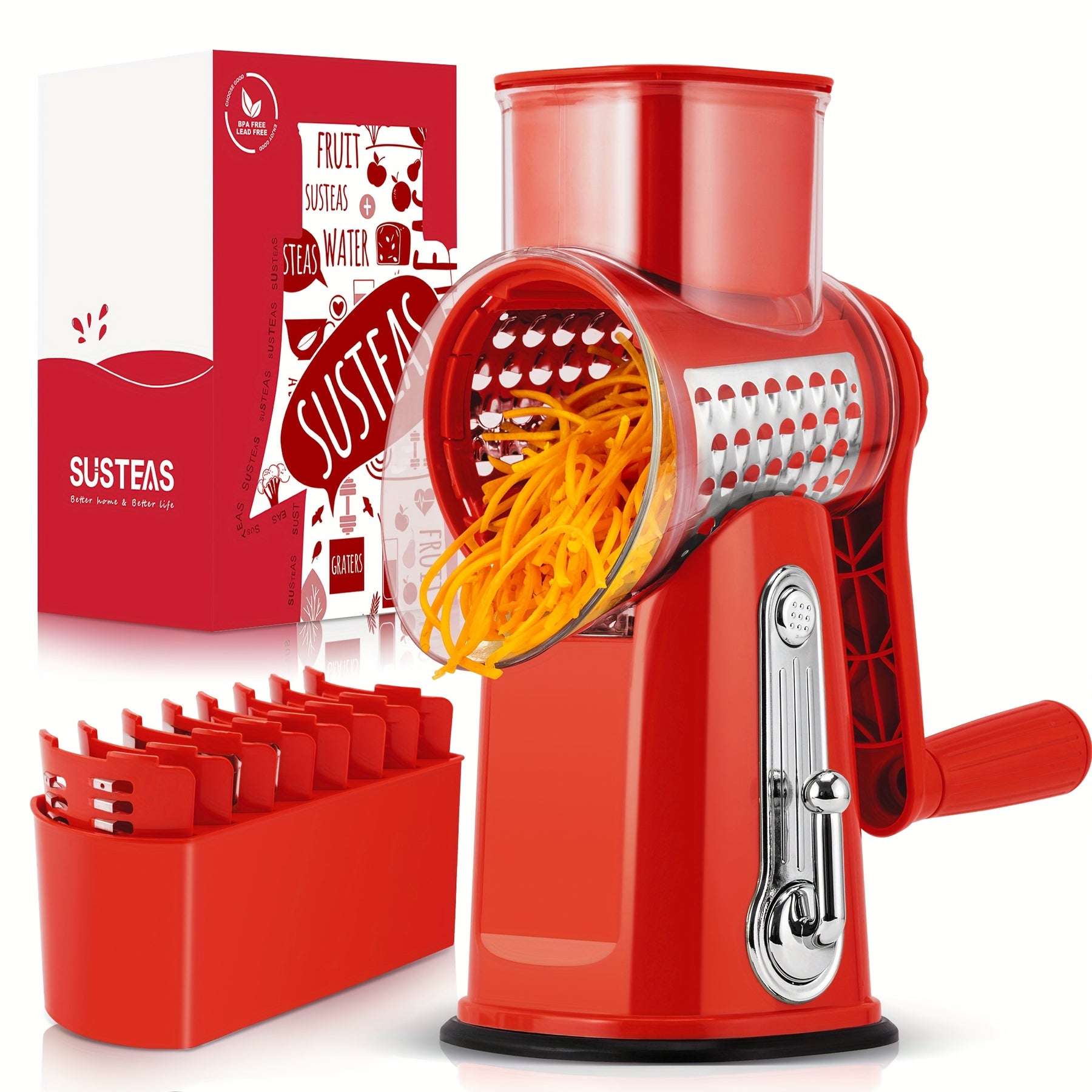 Raspador de Queijo Rotativo / SUSTEAS