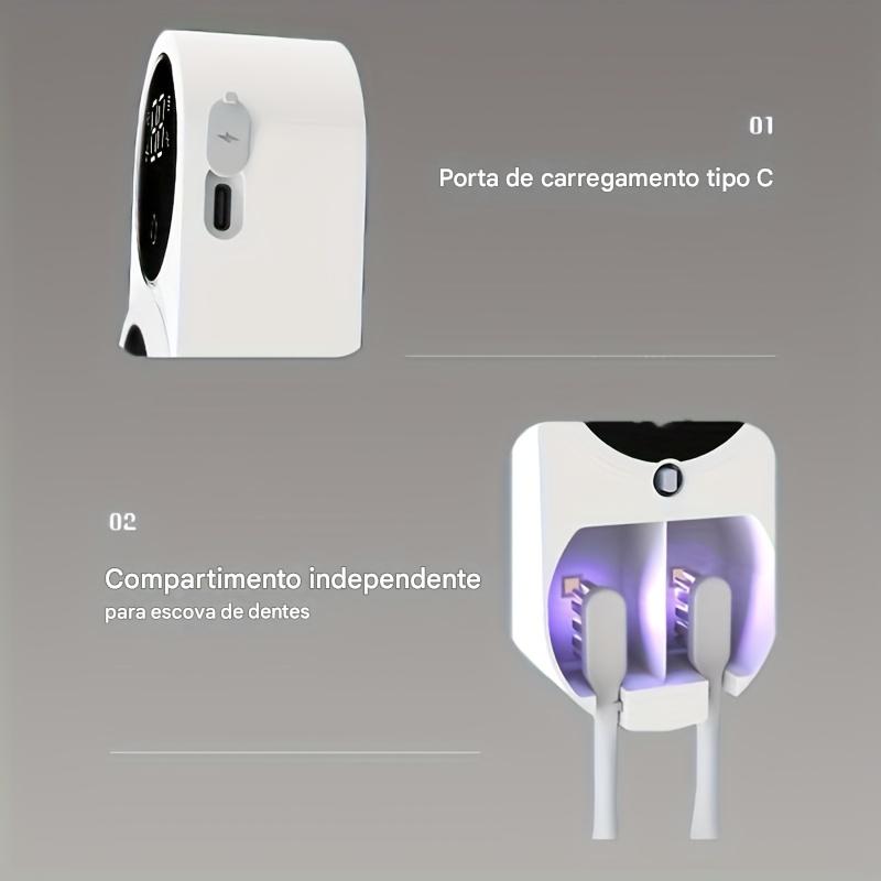 Esterilizador Inteligente Duplo para Escova de Dentes
